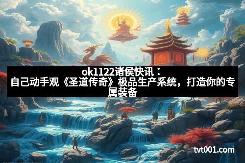 ok1122诸侯快讯：自己动手观《圣道传奇》极品生产系统，打造你的专属装备